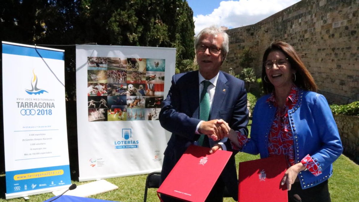 Llegan los 2 millones de euros de Loterías y Apuestas del Estado por los Juegos Mediterráneos