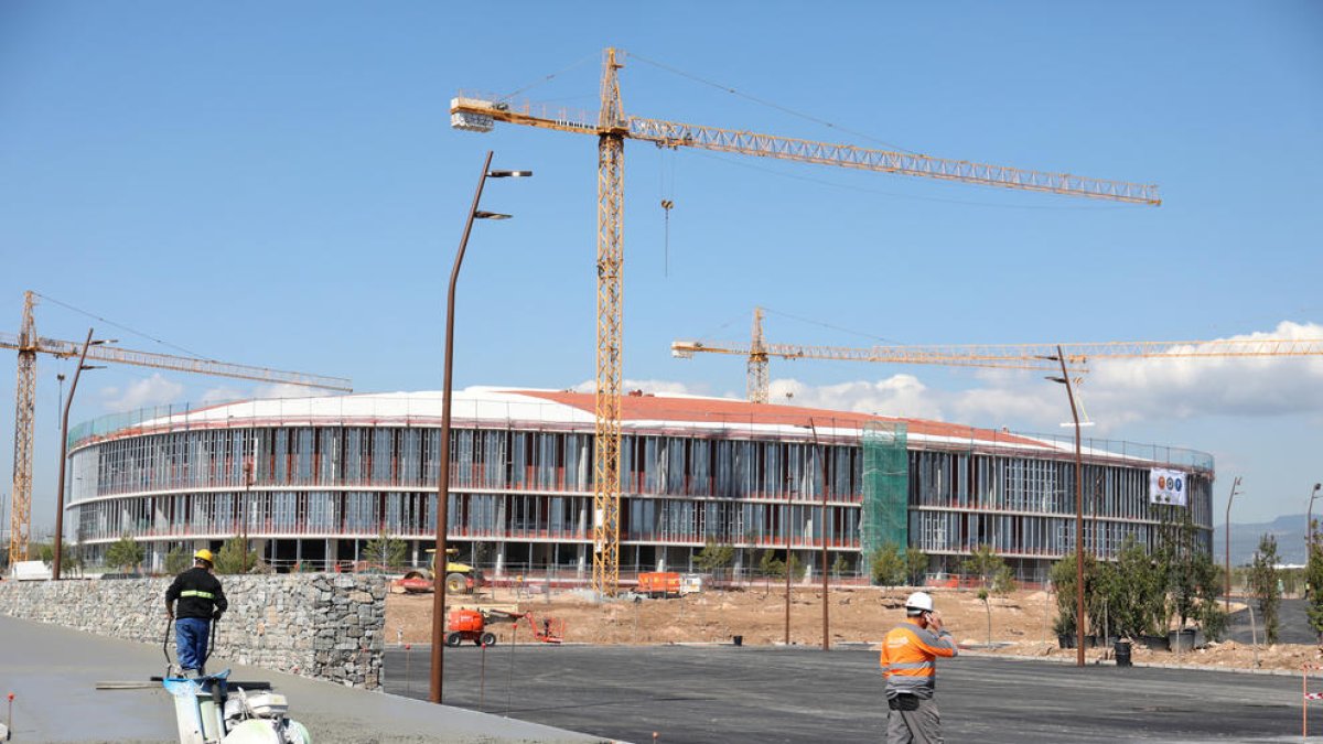 Es licita la quarta i darrera fase del Palau d'Esports dels Jocs de 2018