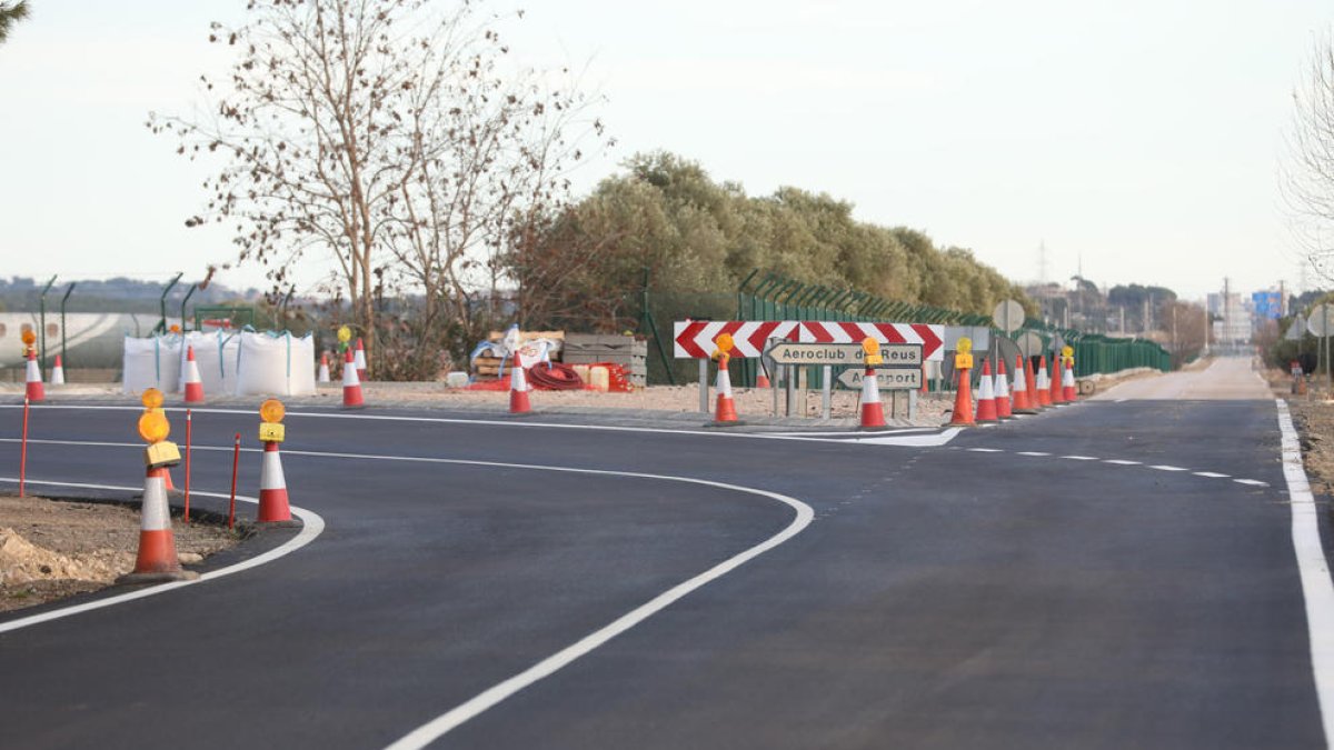 Aena simplifica en un giro directo el acceso por carretera en el Aeropuerto de Reus