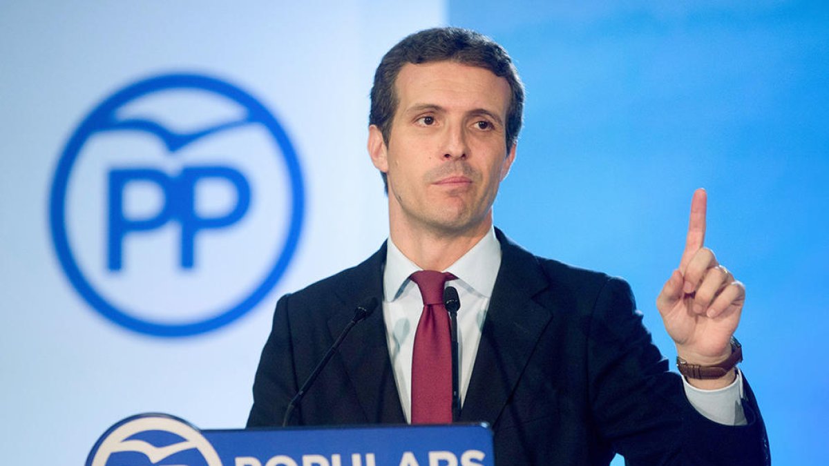 Casado vol incloure en el Codi Penal el delicte de sedició impròpia i la convocatòria il·legal de referèndum