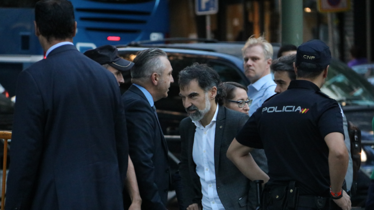 Trapero, Sànchez i Cuixart surten de declarar de l'Audiència Nacional per sedició sense mesures cautelars