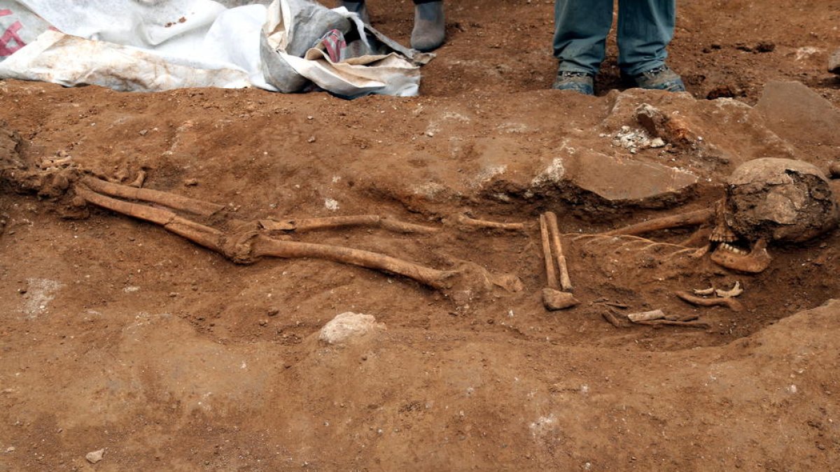 hallazgo, cuartel, Guardia Civil, huesos, Tarragona, restos, solar