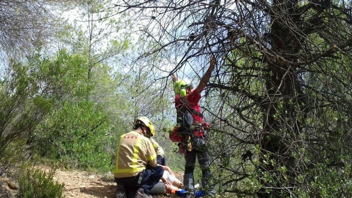 Rescaten una dona de 69 anys a Vilabella