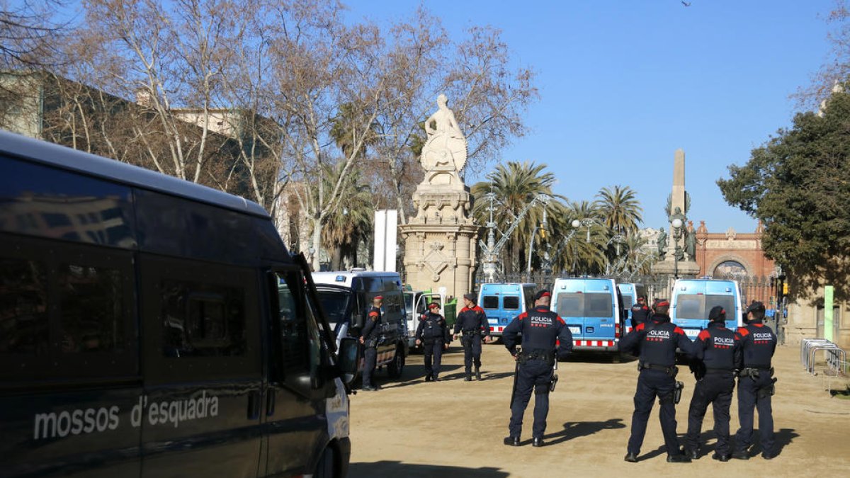 Un sindicat de Mossos denuncia el «risc patit» pels agents al Parc de la Ciutadella