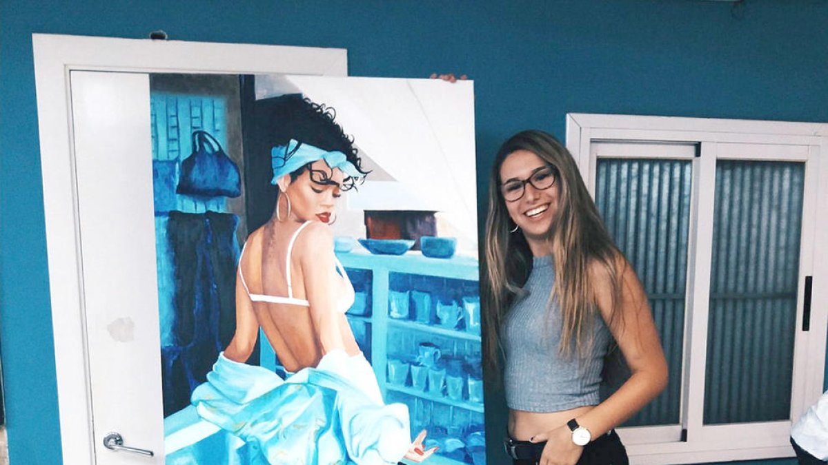 Rihanna la convierte en una estrella en las redes