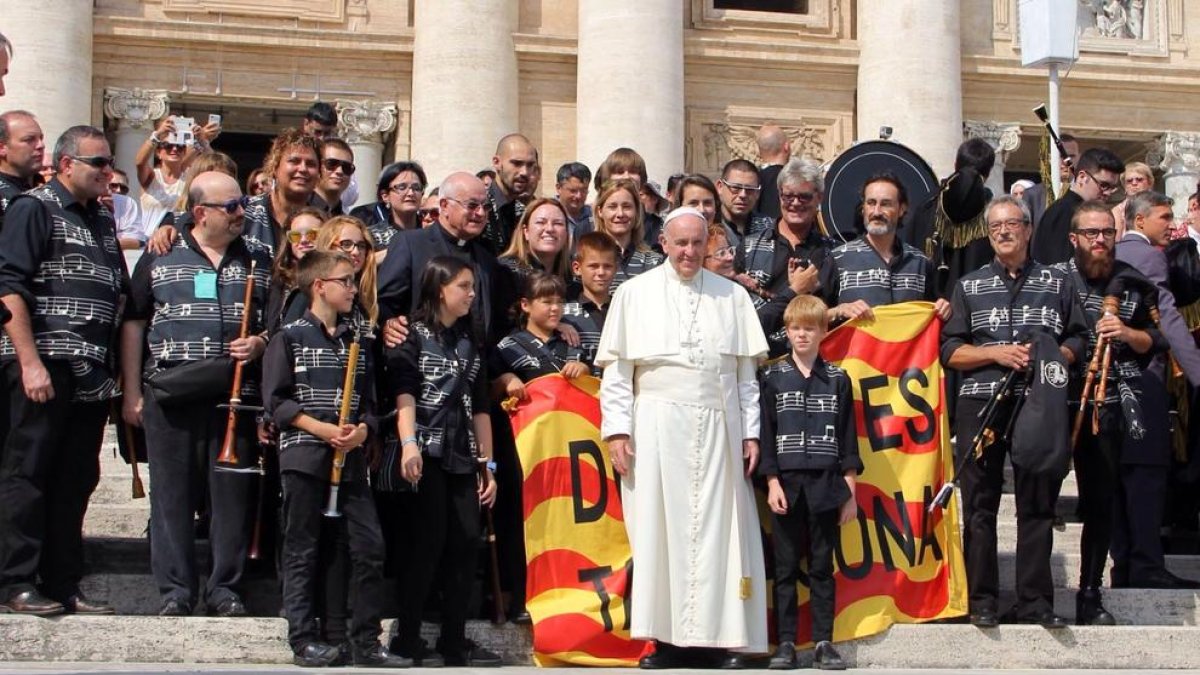 El tarraconense que abrazó al Papa Francesc