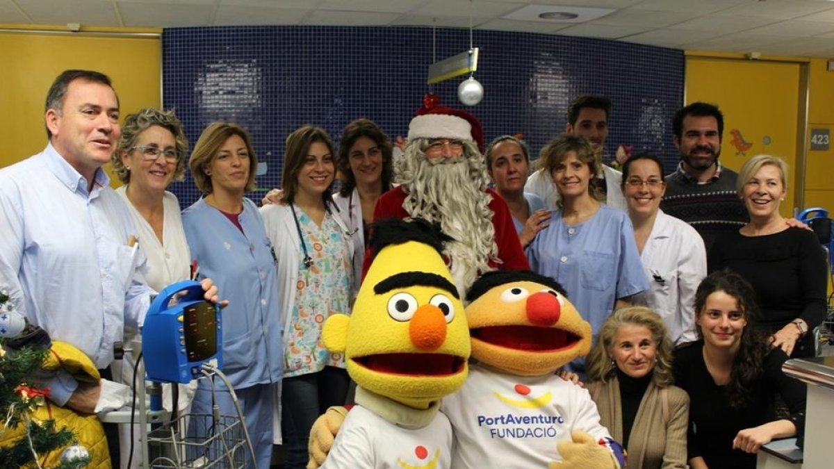 Epi i Blas, a la planta pediatria del Joan XXIII