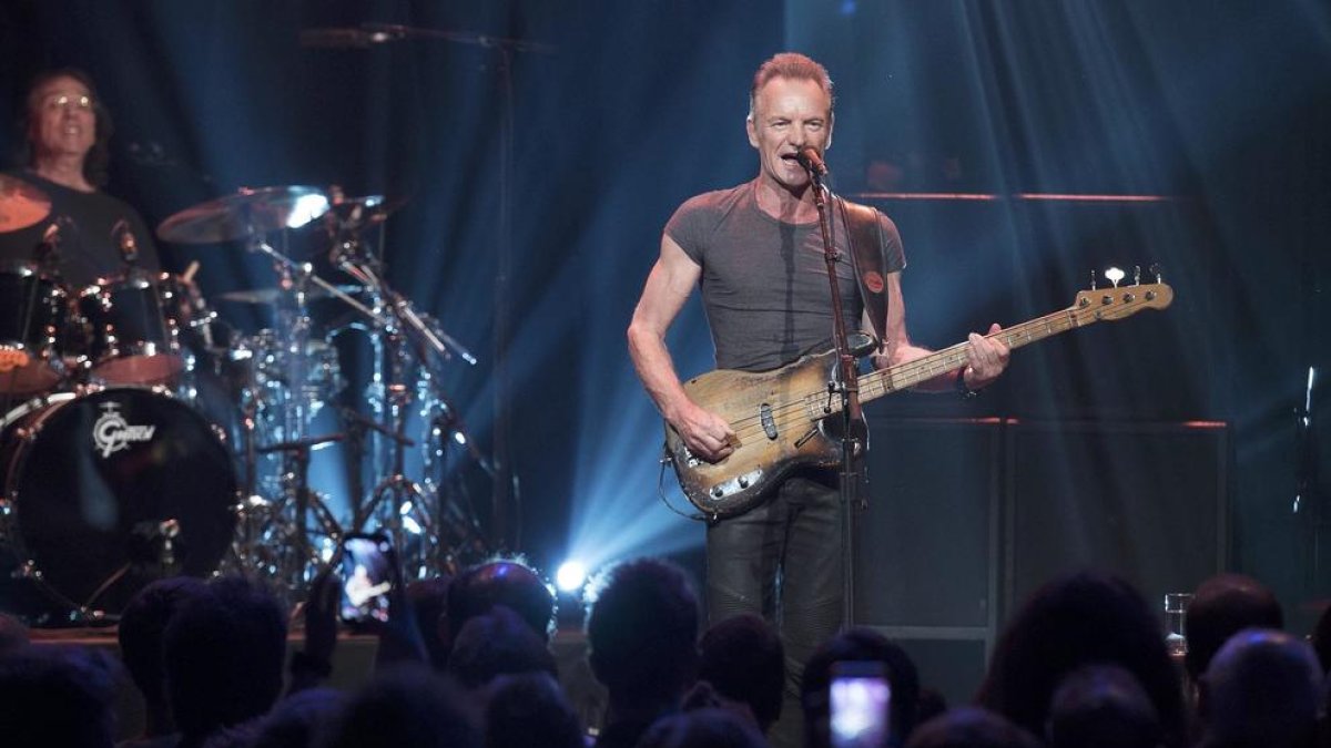 El concierto de Sting en la sala Bataclan
