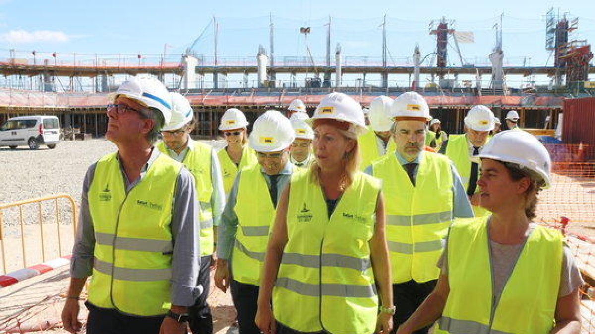 Les obres del Palau d'Esports arriben al 25% d'execució i mantenen el calendari previst