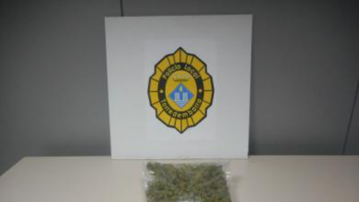 Pillan un conductor con 275 gramos de marihuana en Torredembarra