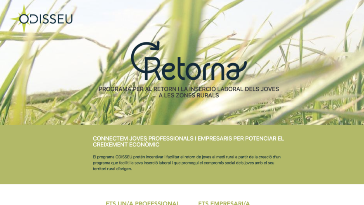 Una plataforma virtual de la Ribera d'Ebre i la Terra Alta facilita als joves trobar feina en el seu entorn rural