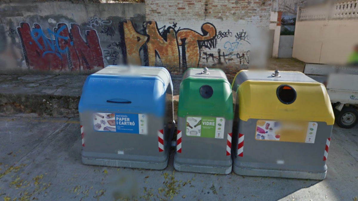 Quema un contenedor en Valls