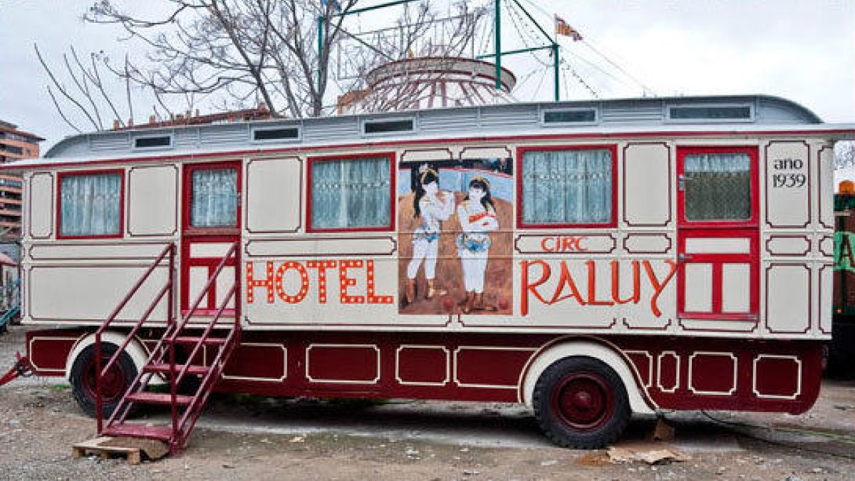 Un hotel sobre ruedas para los amantes del circo