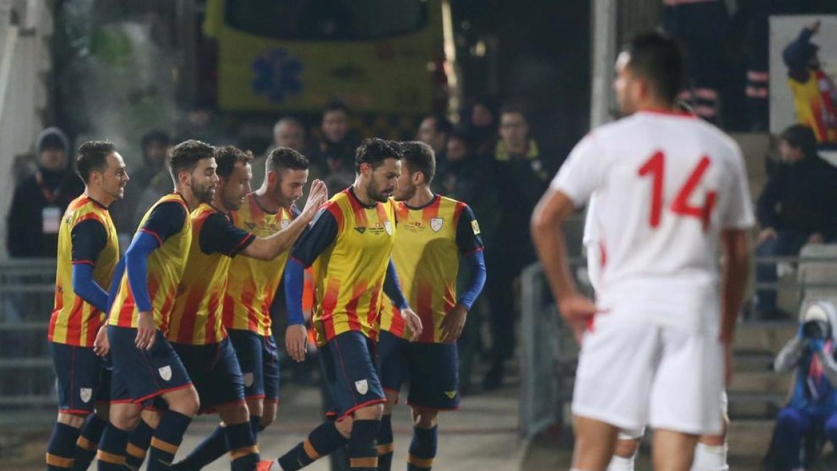 Brillante papel de Edgar Badia y Gerard Valentín en la Selección Catalana
