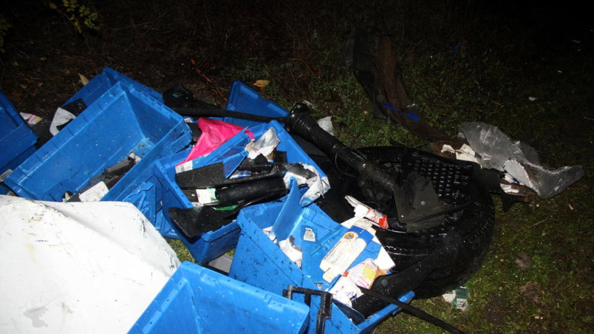 Garcia, accidente, rueda, C-12, herido