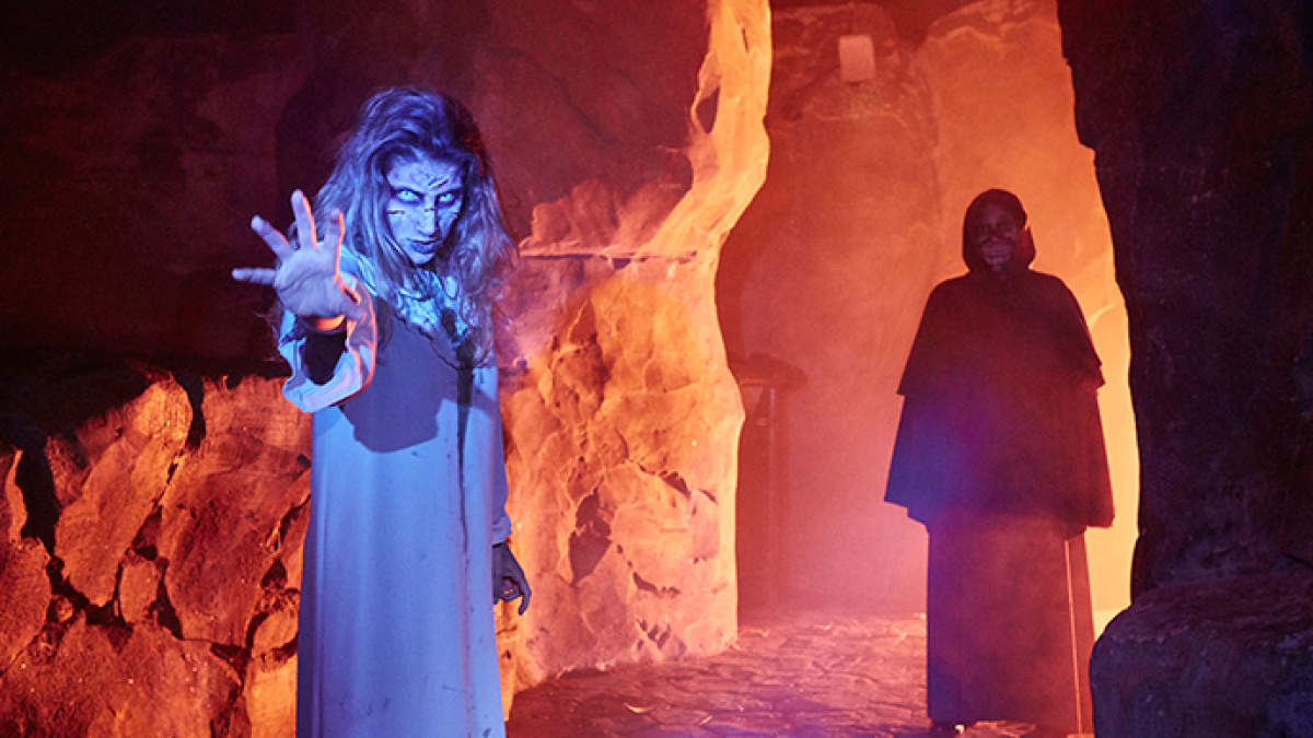 Imatge d'un passatge del terror de PortAventura World.