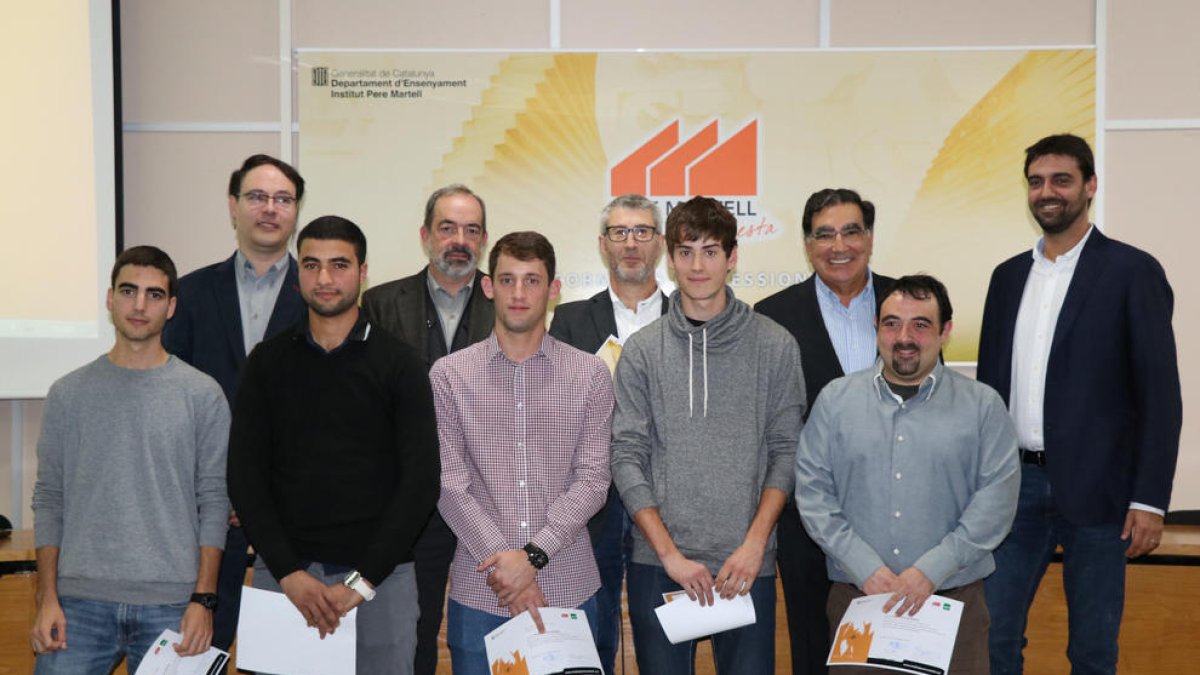 Premis AEST a l'Institut Pere Martell