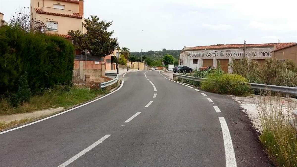 La Diputación arreglará la travesía de Vallmoll con un presupuesto de 319.000 euros