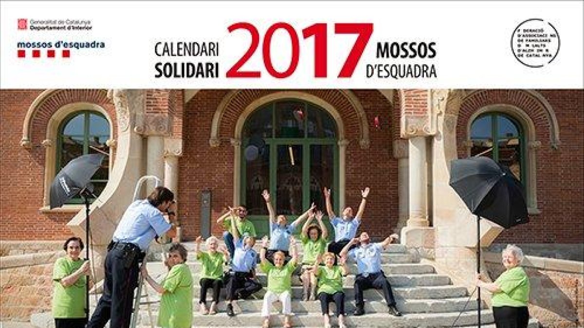 Els Mossos d'Esquadra se solidaritzen amb els malalts d'Alzheimer