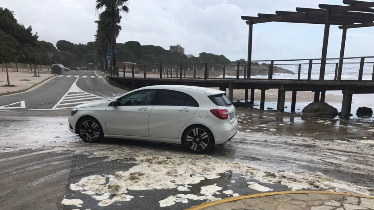 El temporal de este miércoles «inunda» la Arrabassada