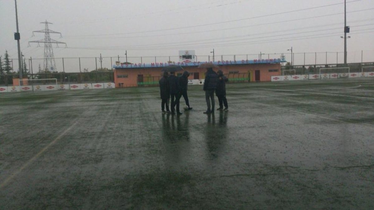 Se suspèn el CF Pobla de Mafumet-Cerdanyola per les pluges
