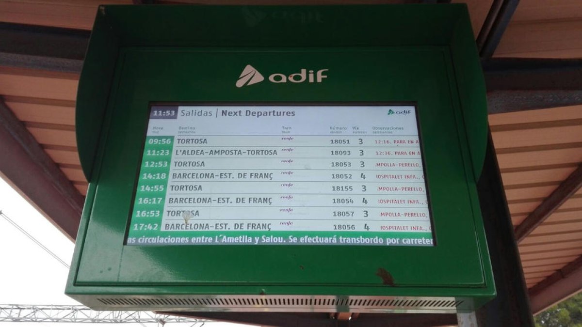 R16, trenes, catenaria, rayo, Trenes Dignos, circulación, afectaciones, Montse Castellà, transporte