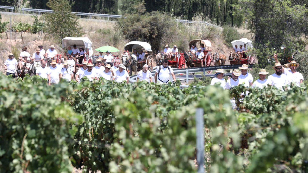 Los Portants llegan hoy con el agua de Sant Magí recogida a la Brufaganya