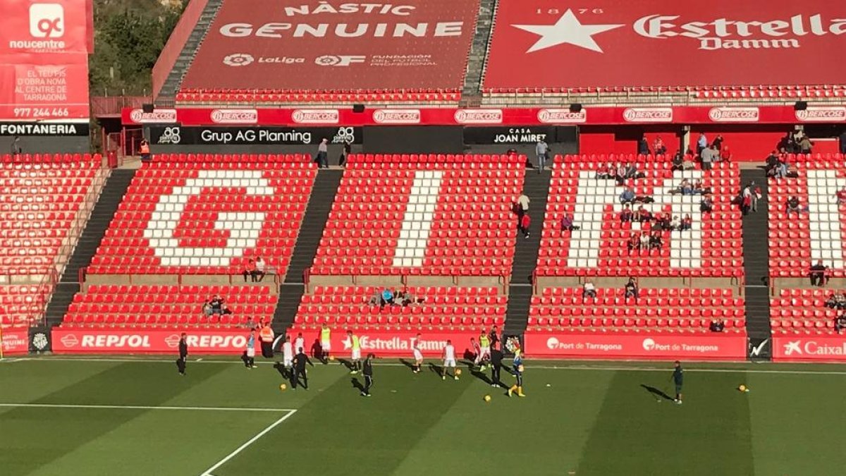 El once del Nàstic, cargado de sorpresas