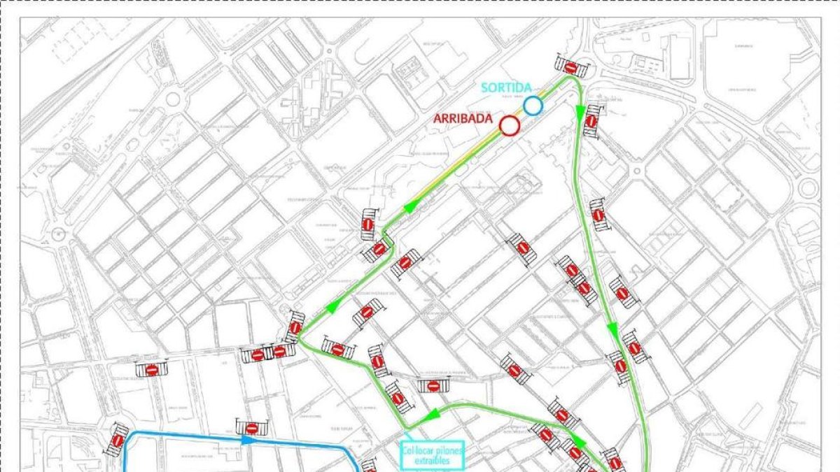 Afectacions al trànsit diumenge per la Bicicletada Solidària