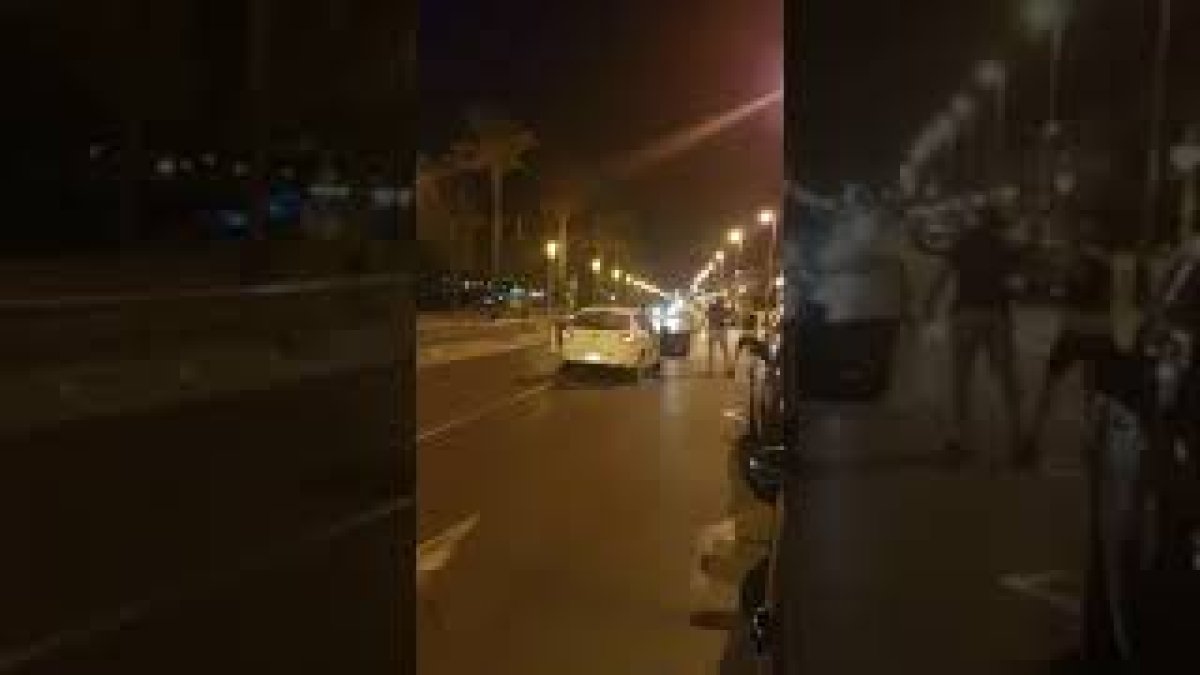 Momento en que los Mossos D'Esquadra abaten al quinto terrorista del atentado de Cambrils