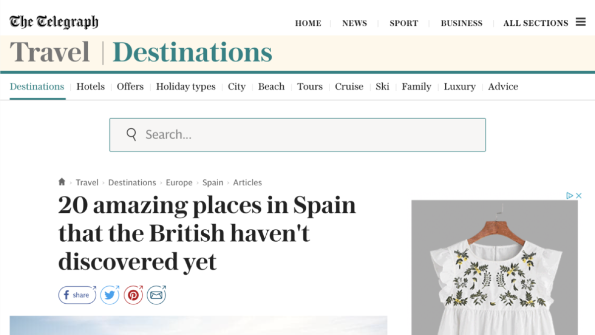 The Telegrafh pone Reus como una de las 20 destinaciones que los británicos todavía deben descubrir