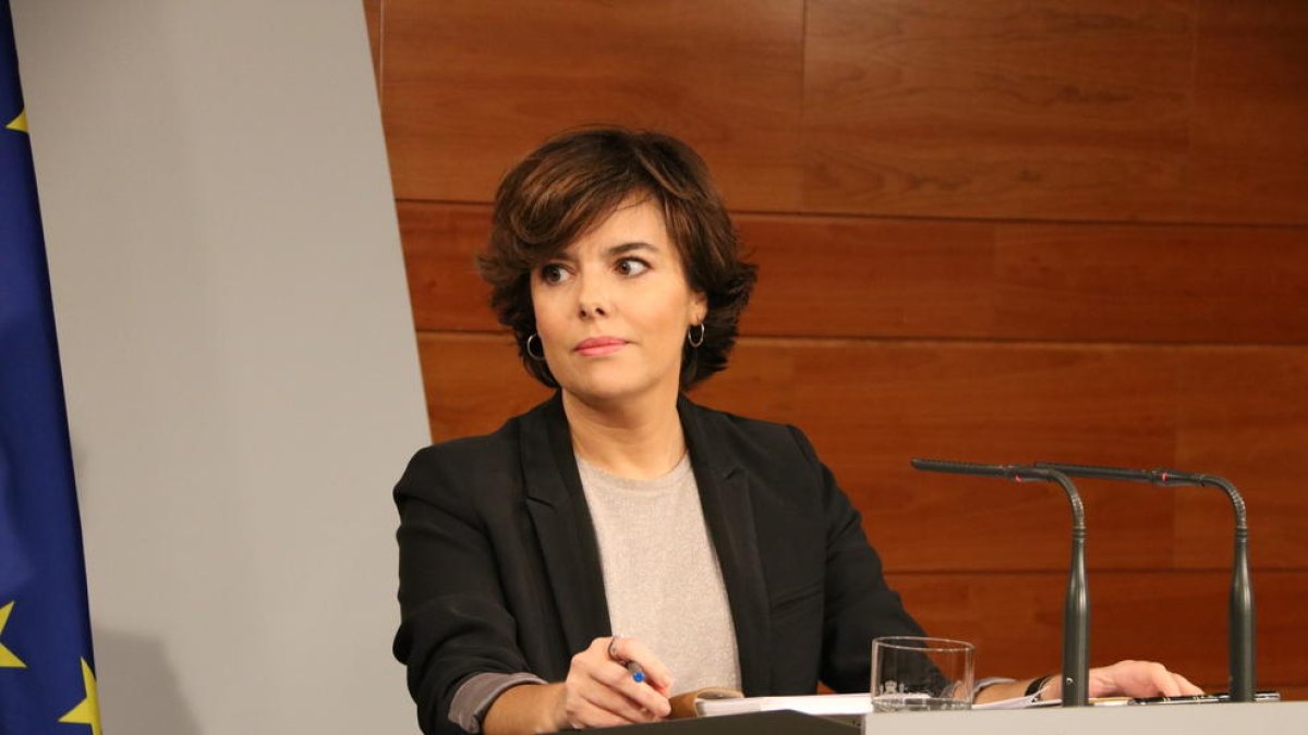 Sáenz de Santamaría: ERC, PDeCAT i la CUP són «els partits més anticatalans»