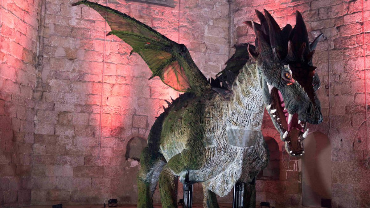 El nou drac de Montblanc s'estrenarà durant la 30a Setmana Medieval