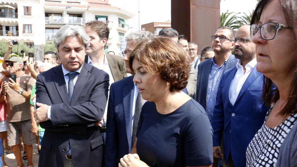 vicepresidenta govern espanyol, Soraya Sáenz de Santamaría, atemptat Cambrils, col·laboració governs espanyol i català