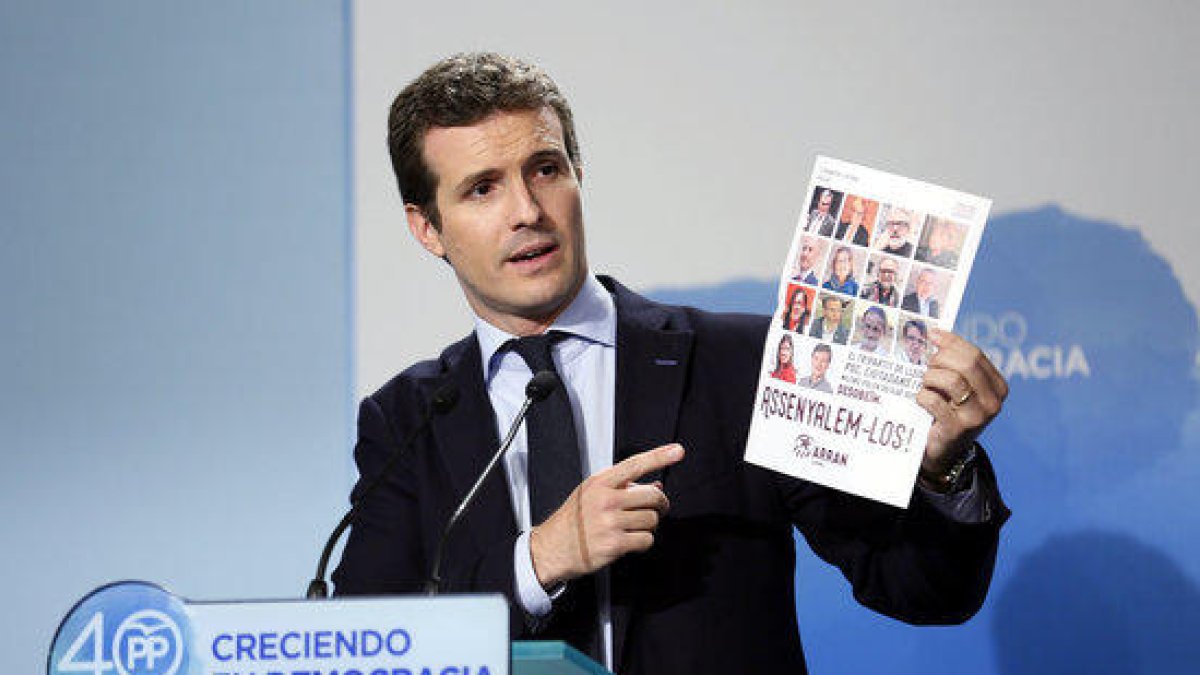 El PP advierte Puigdemont que si declara la independencia puede acabar como Companys