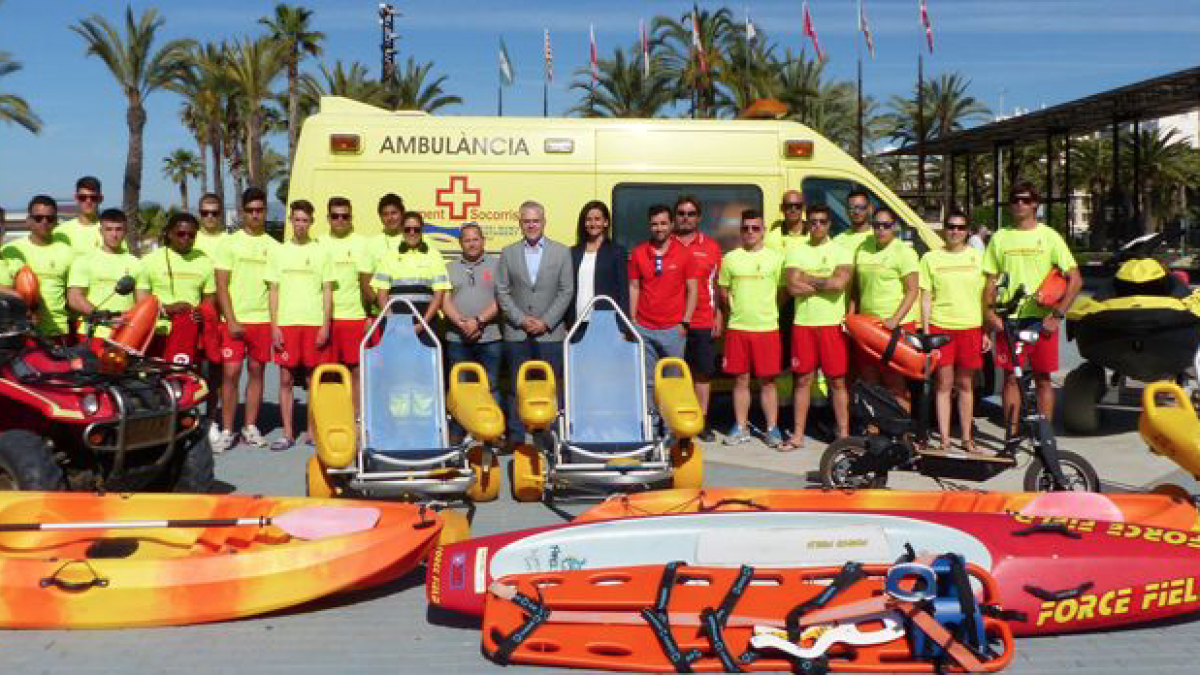 Salou despliega el servicio de salvamento y socorrismo en las playas del municipio