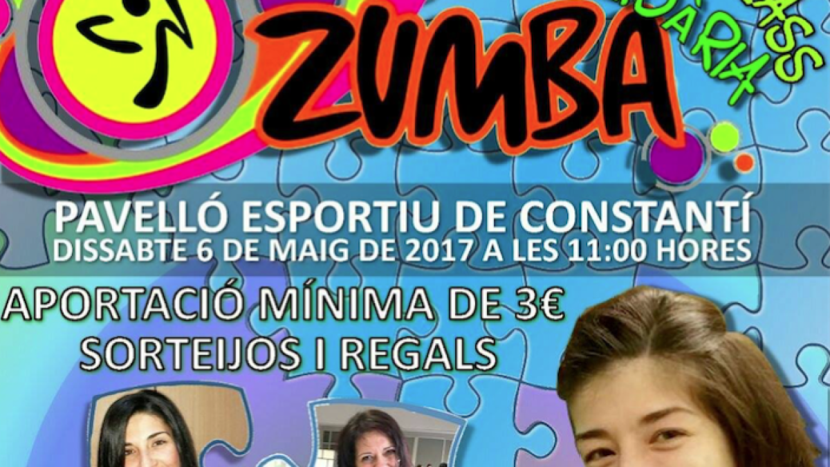 Constantí acoge una masterclass de Zumba en favor de los niños con autismo