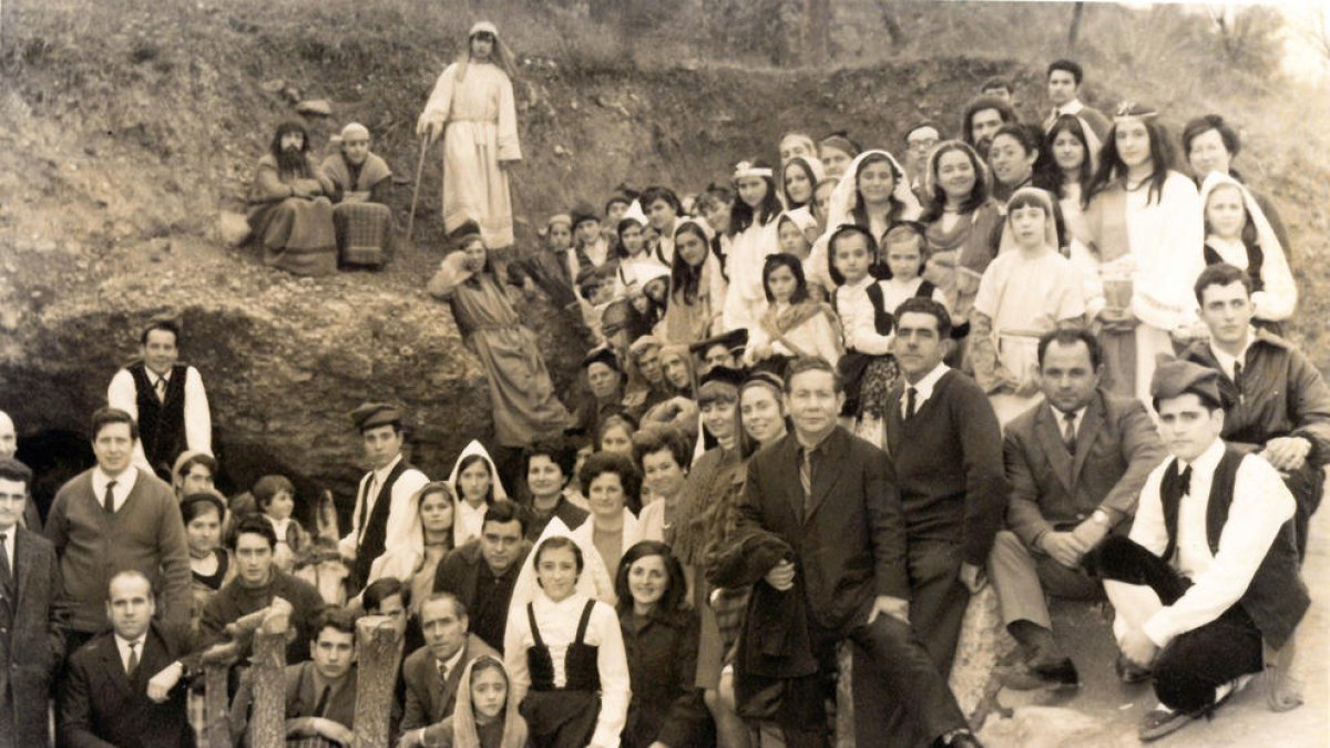 L'Espluga recorda els 50 anys del Pessebre Vivent a la Cova