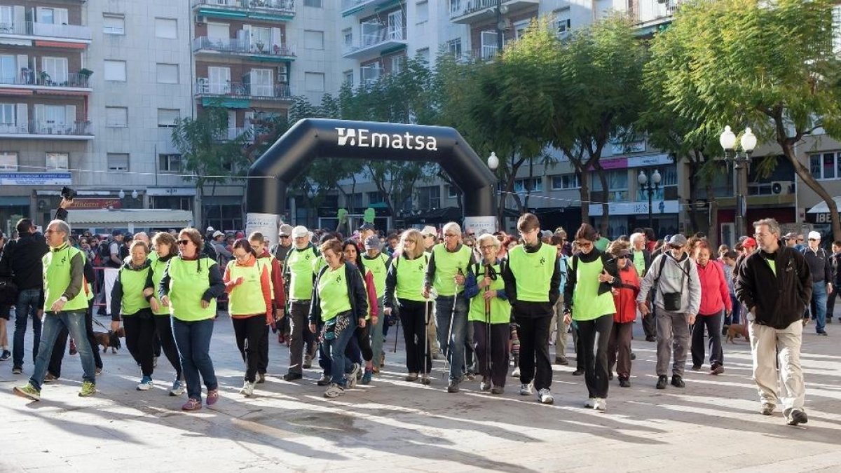 La caminada del dia de l'aigua reuneix més de 550 persones
