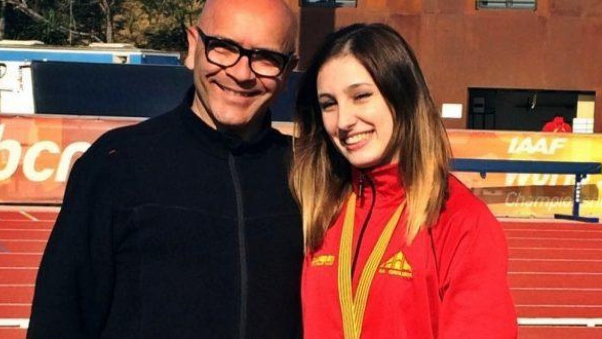 Belen Bermejo es proclama campiona de Catalunya Junior en llançament de Martell