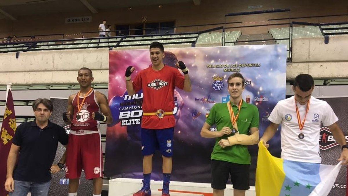 Adrián Thiam, plata en el Campeonato de España Élite