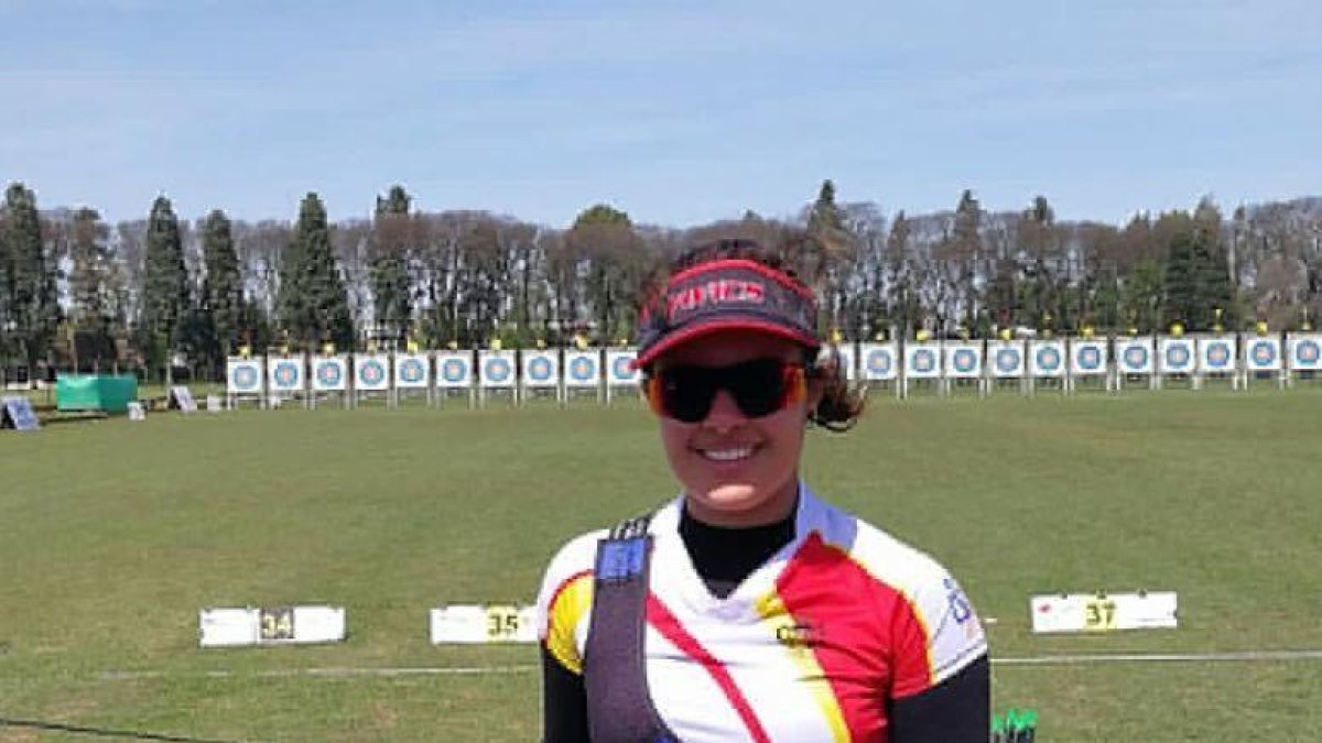 Èlia Canales, del club de Tir amb Arc Constantí, als JJOO de la Joventut 2018