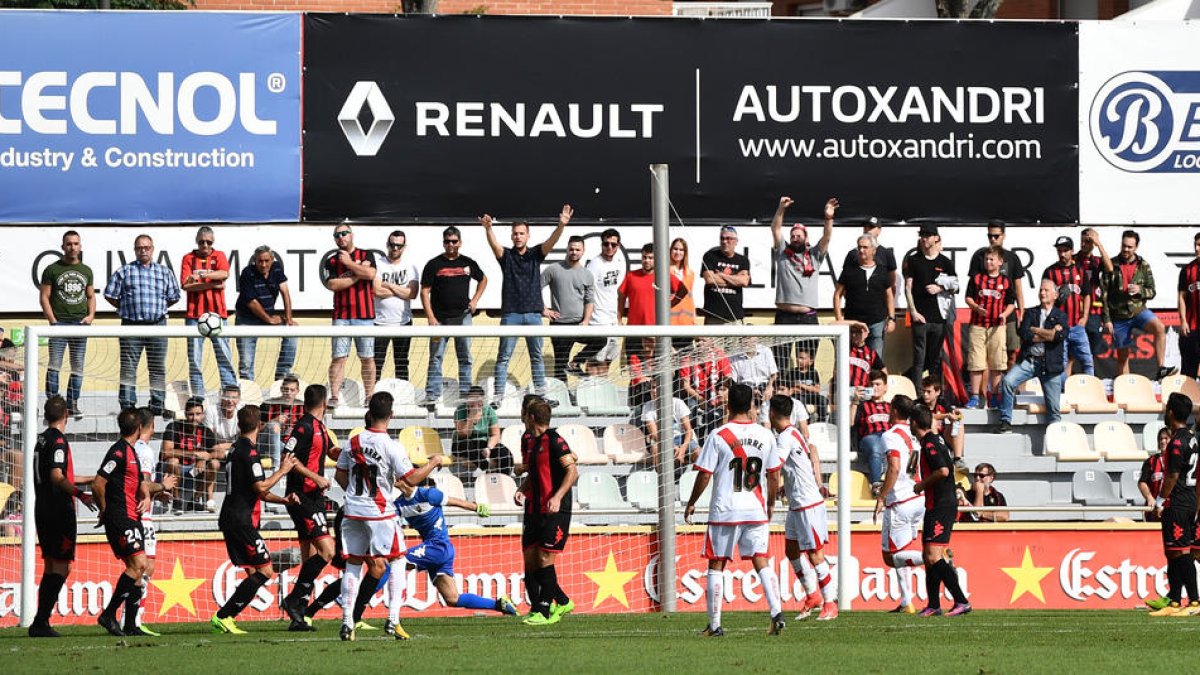 El Reus ha encajado la mitad de los goles en jugadas a balón parado