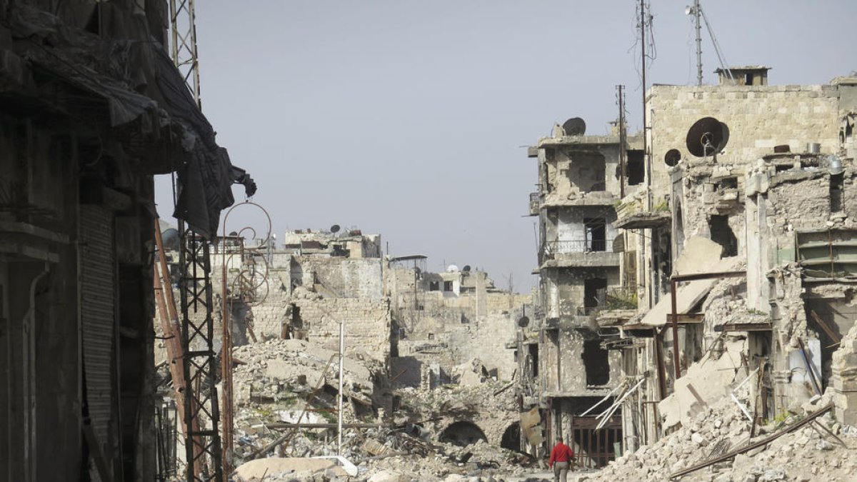 Una manifestació d'Amnistia Internacional a Tarragona per posar fi a la Guerra de Síria