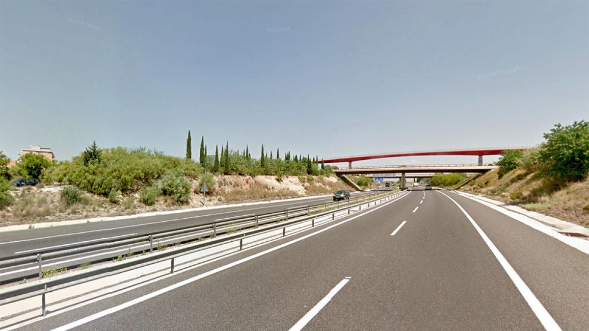 El A-7 se quedará con un carril menos en cada sentido a causa de unas obras