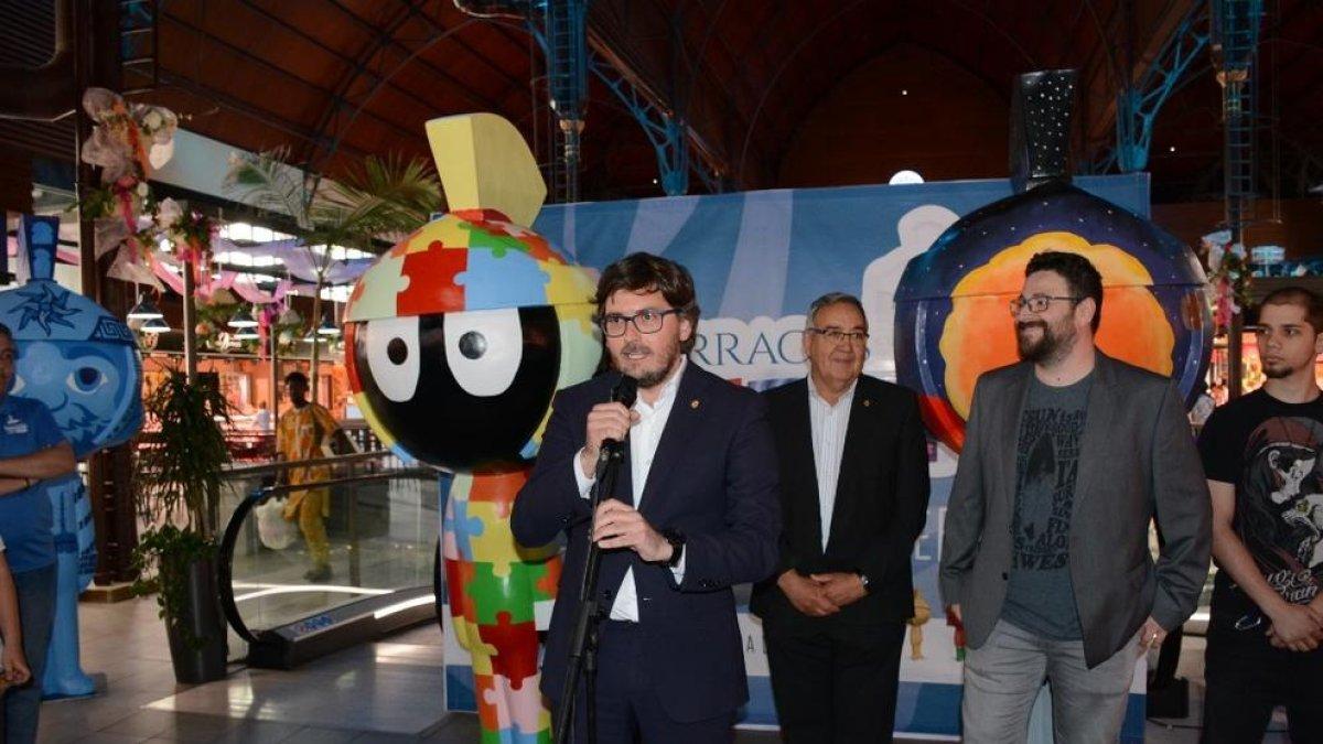 Quatre grans Tarracvs promocionaran els Jocs per la ciutat