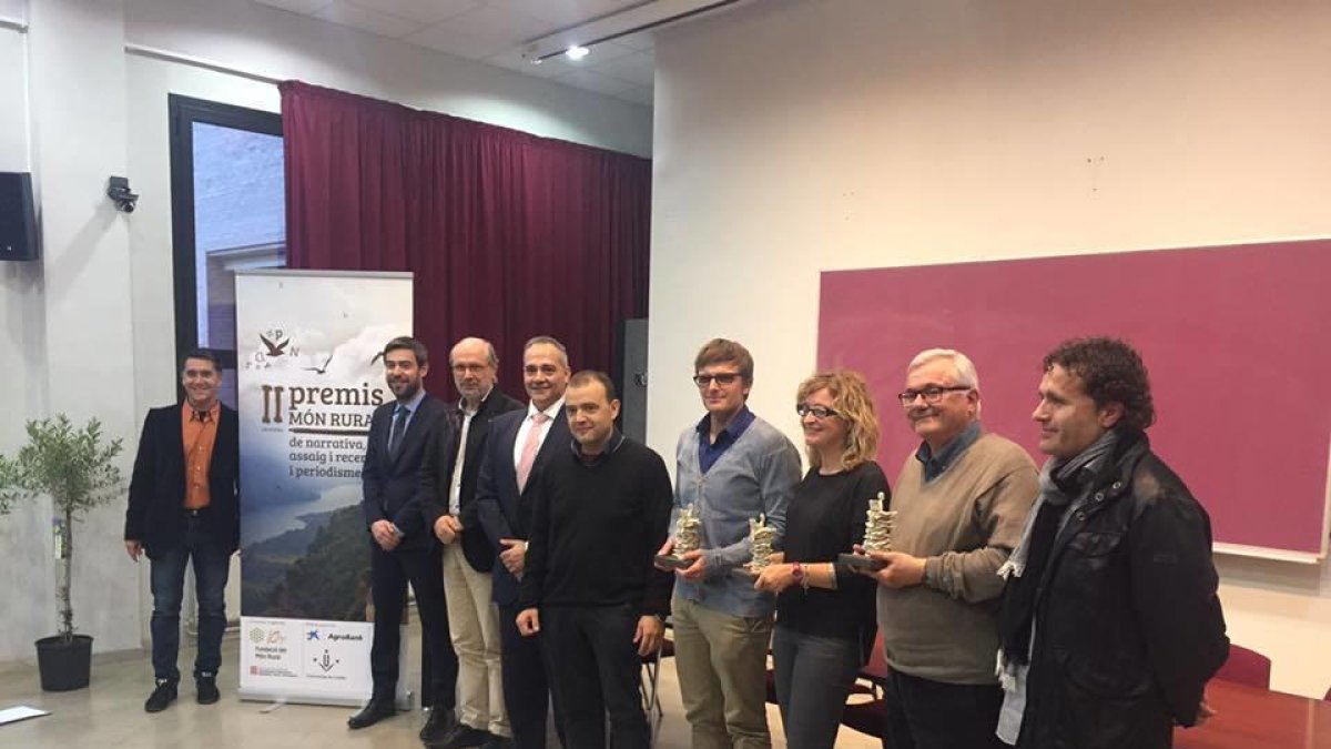 Miracle Sala i Santi Valldepérez guanyen els premis Món Rural de narrativa i periodisme