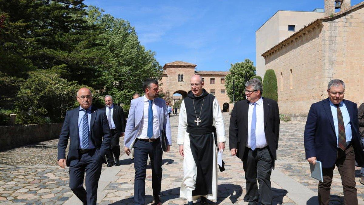 monasterio de Poblet, Francesc Balada, Octavi Vilà, Santi Vila