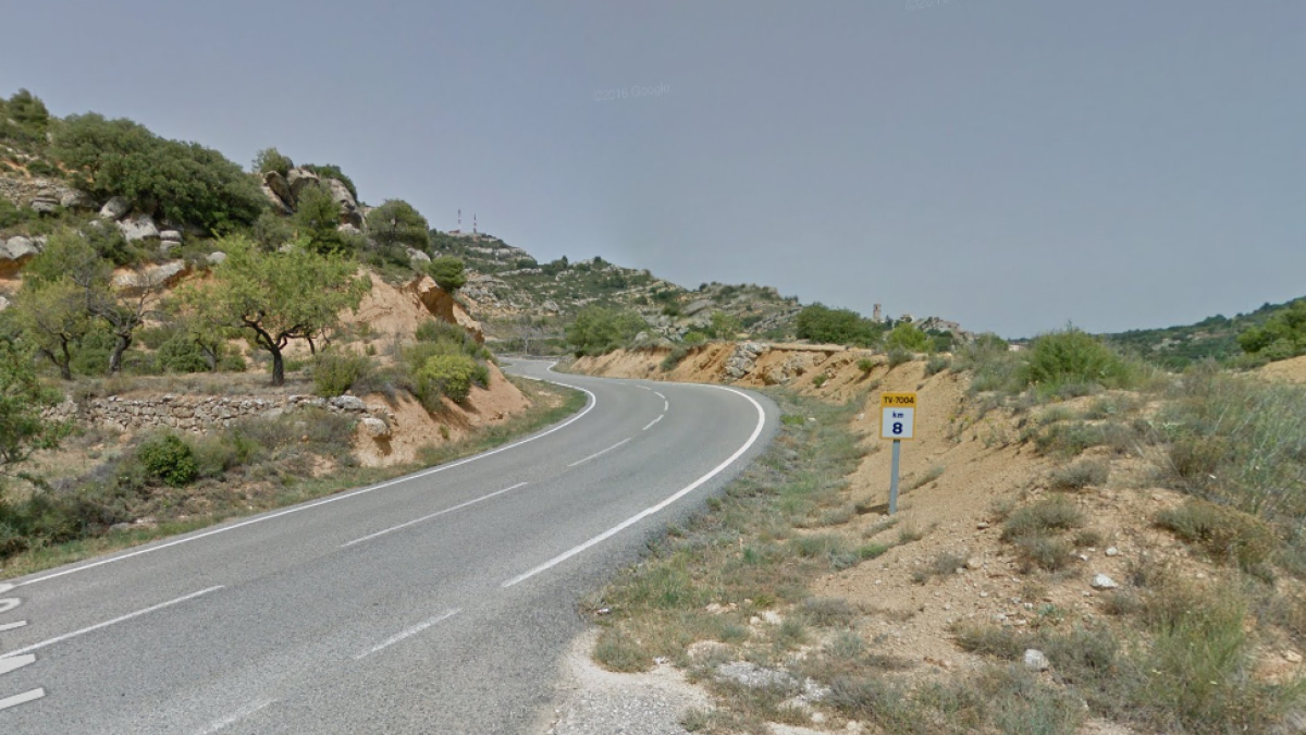 Cortada la carretera de Prades