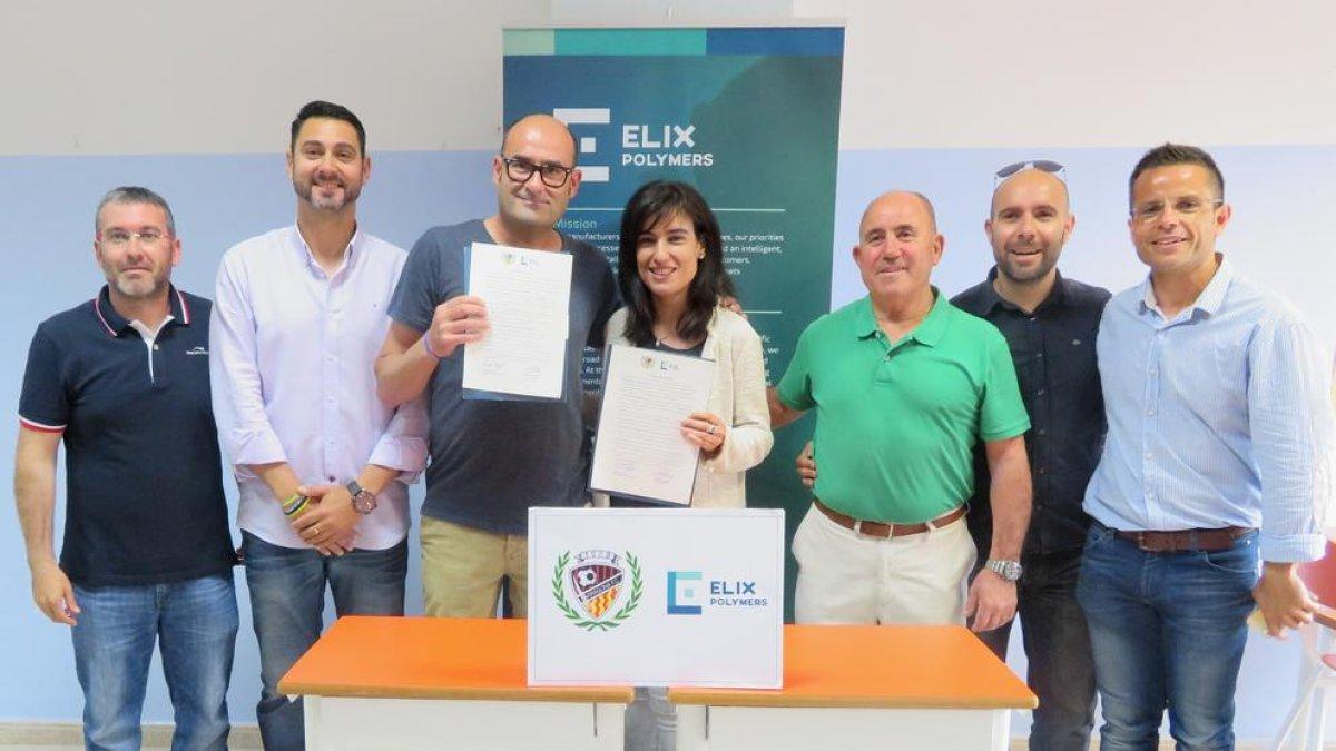ELIX Polymers col·labora amb les beques esportives del Tarragona Futbol Club